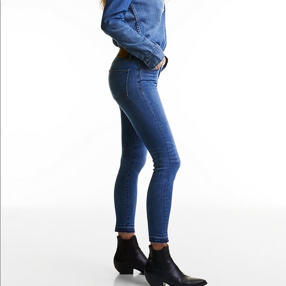 Aritzia Denim Forum Nico Mod Rise Skinny Crop Jeans - Picture 2 of 8